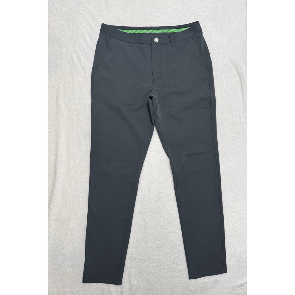 Bonobos Mens Golf Slim Taper Pants Dark Gray Size 34